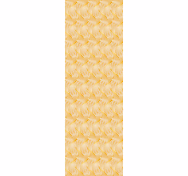 Office roller blind gold foil wave effect - TenStickers