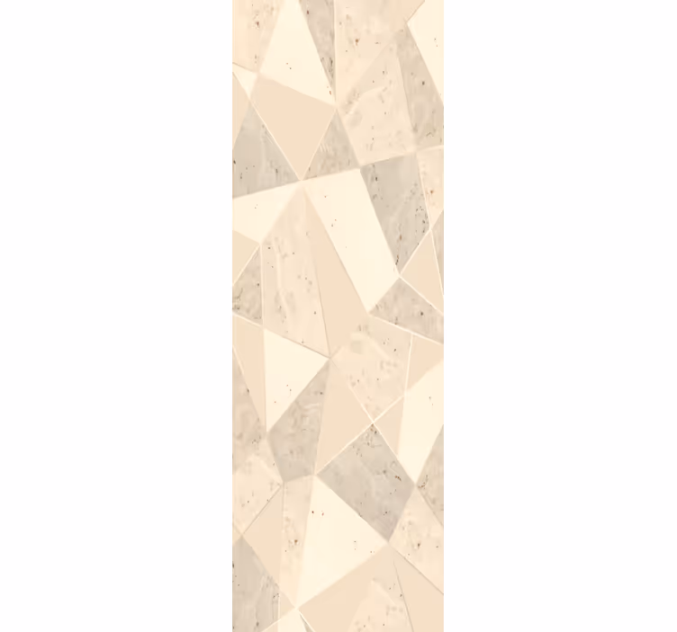 Office roller blind 3d golden triangles design - TenStickers