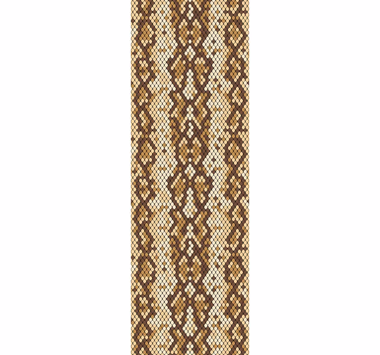 Office roller blind snake skin design - TenStickers
