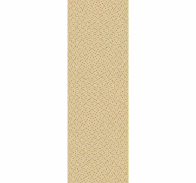 Office roller blind in graphic grey and beige - TenStickers