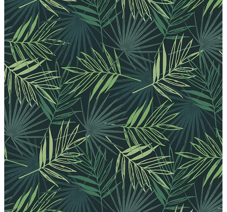 Office roller blind tropical blend design - TenStickers