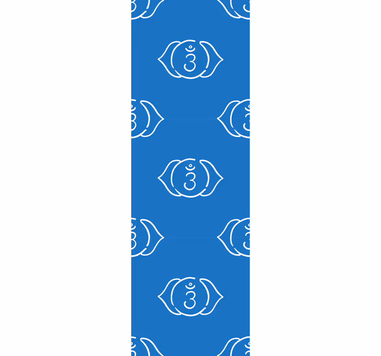 Office roller blind with third eye chakra design - TenStickers