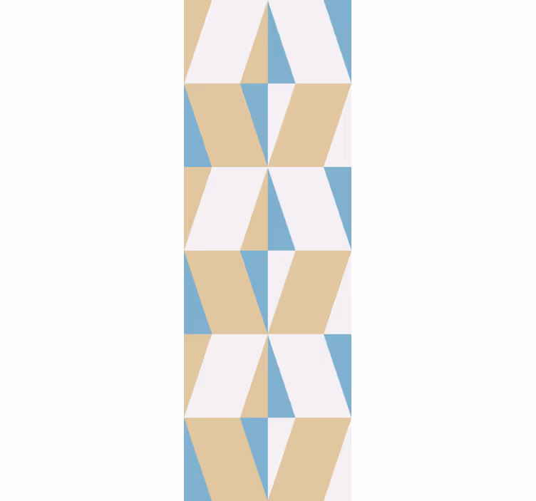 Office roller blind with geometric minimalist design - TenStickers