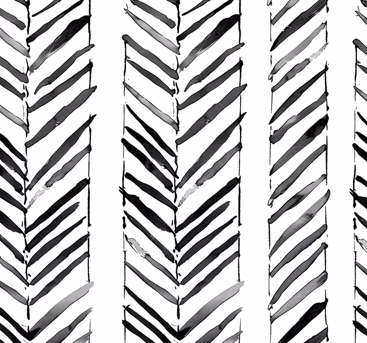 Office roller blind black and white geometric design - TenStickers