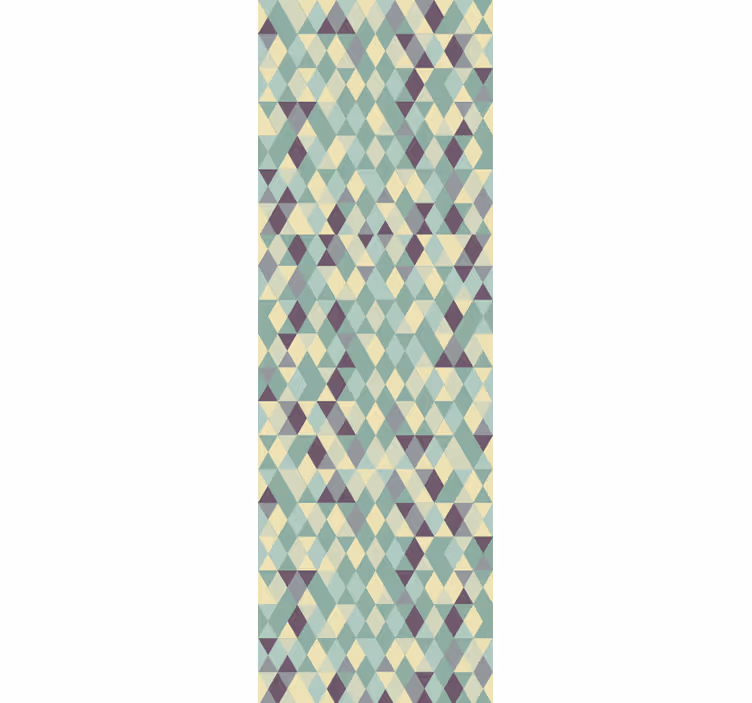 Teenage bedroom roller blind in ombre geometric design - TenStickers