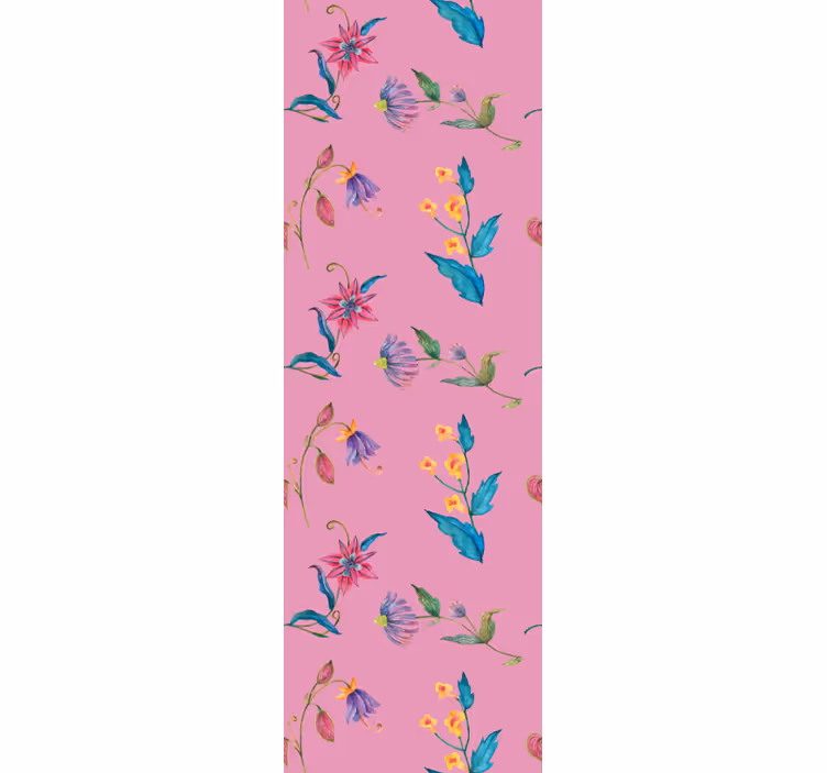 Teenage bedroom roller blind eclectic garden design - TenStickers