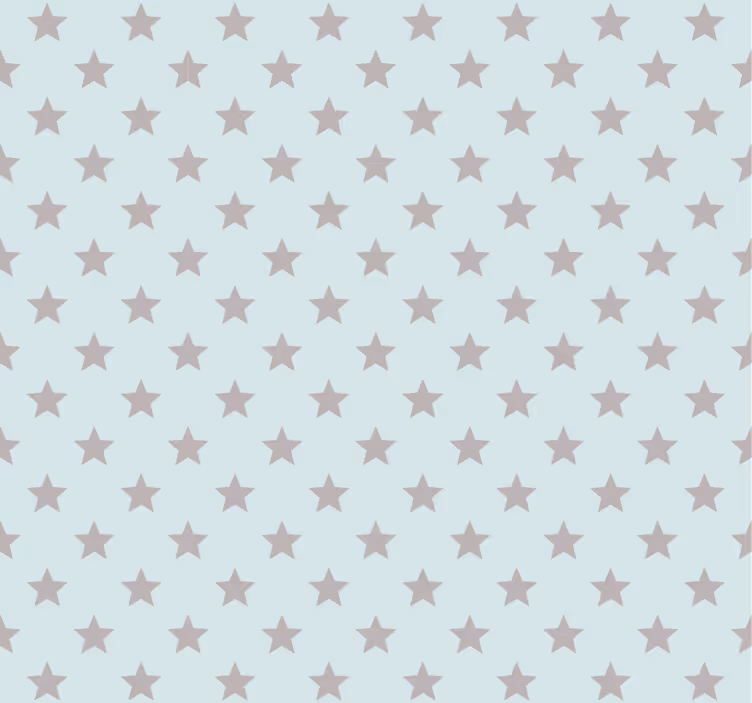 Teenage bedroom roller blind blue background with gray stars - TenStickers