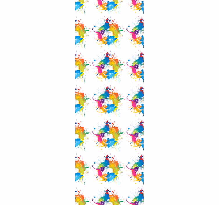Teenage bedroom roller blind in blue stars - TenStickers