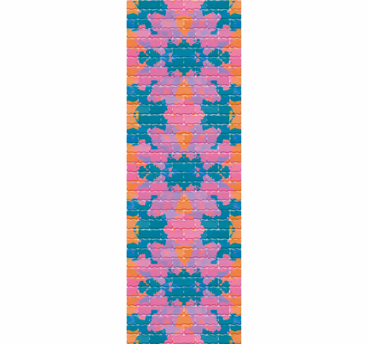 Teenage bedroom roller blind graffiti spray brick wall - TenStickers