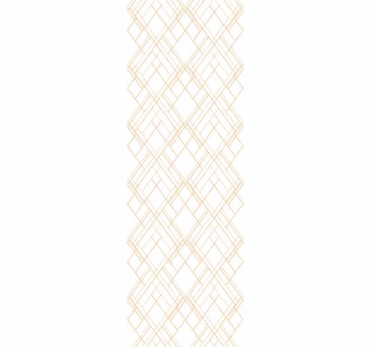 Modern roller blind with golden irregular lines - TenStickers