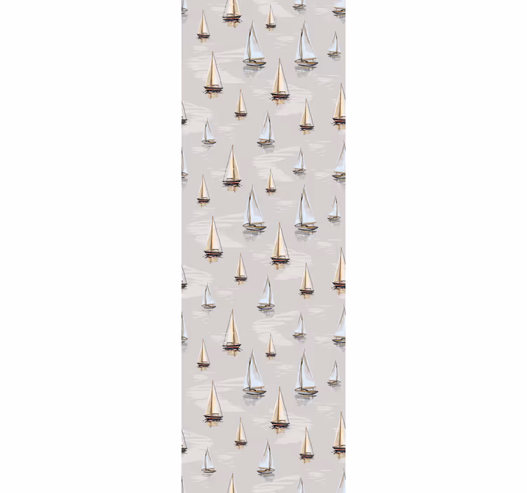 Modern roller blind with elegant sailboat design - TenStickers
