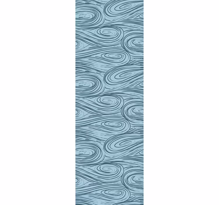 Modern roller blind japandi style imitation - TenStickers