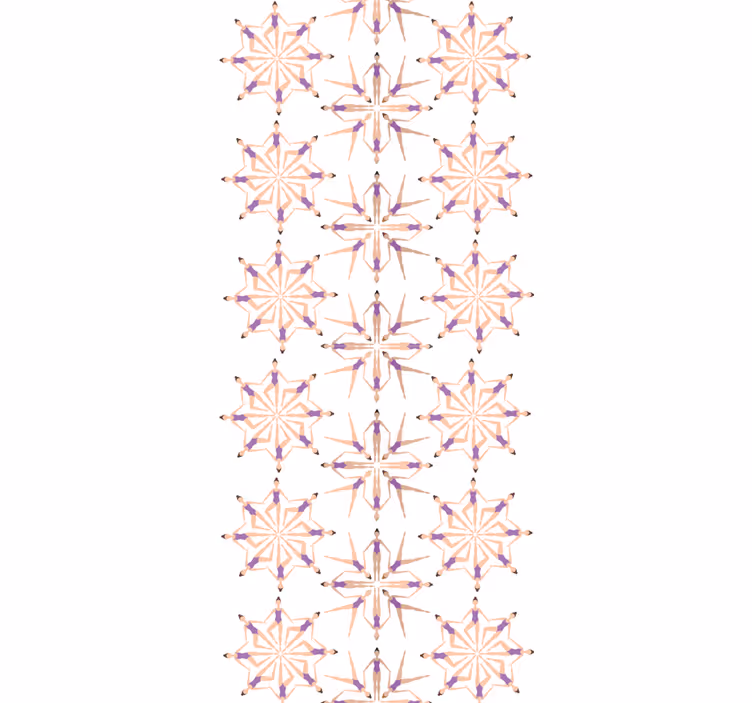Modern roller blind with synchronized swimming pattern - TenStickers