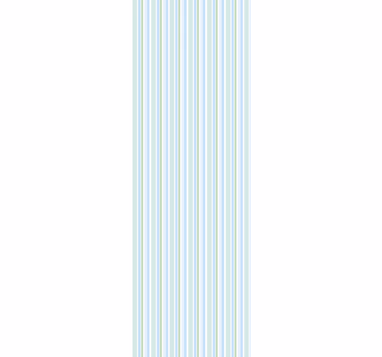 Modern roller blind with pastel stripe design - TenStickers