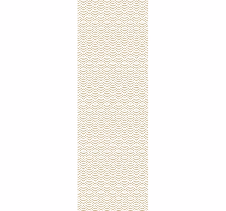 Modern roller blind gentle serene waves - TenStickers