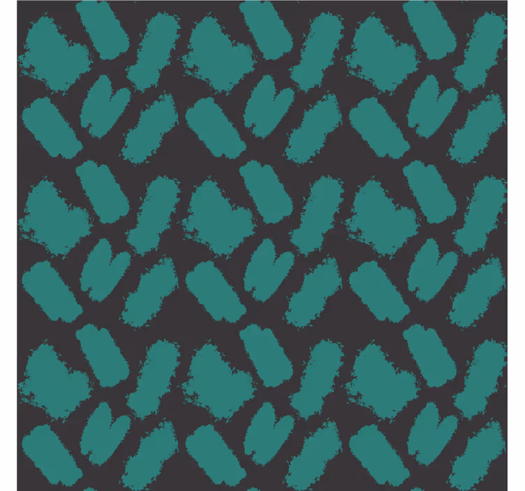 Modern roller blind in black and green paint - TenStickers