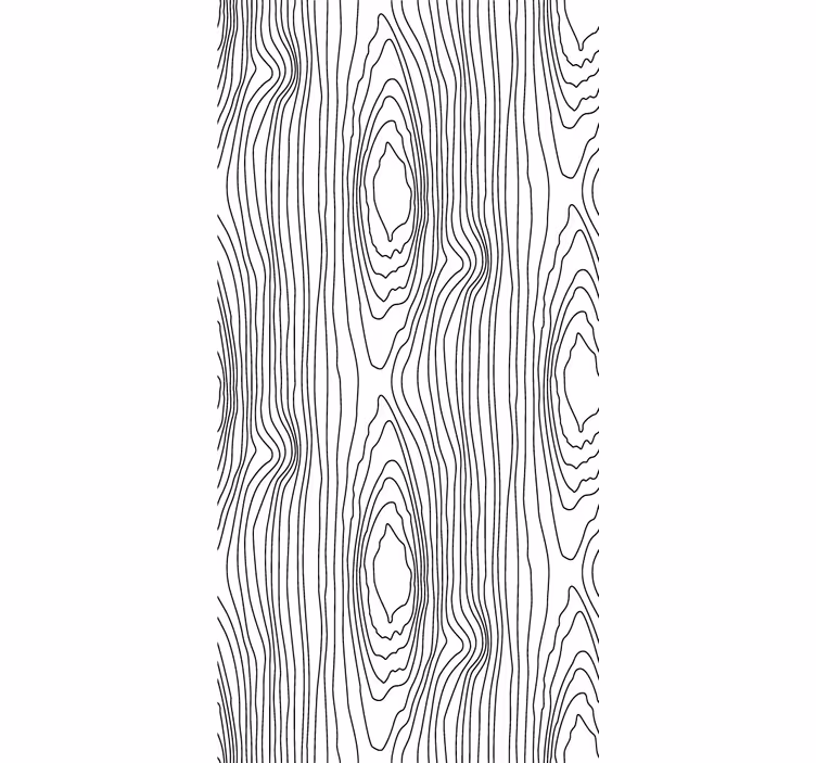 Modern roller blind in black nature stripes - TenStickers