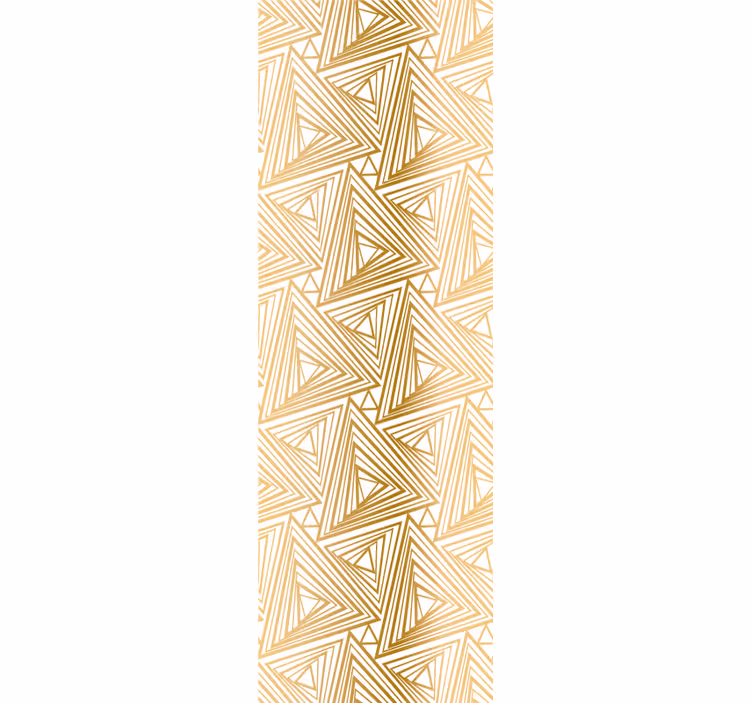 Modern roller blind minimalistic geometric design - TenStickers