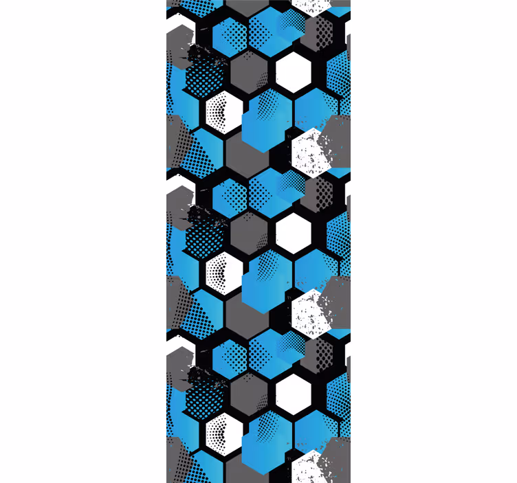 Modern roller blind abstract gradient football design - TenStickers