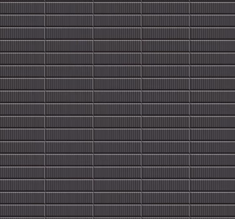 Bathroom roller blind in 3d black tiles - TenStickers