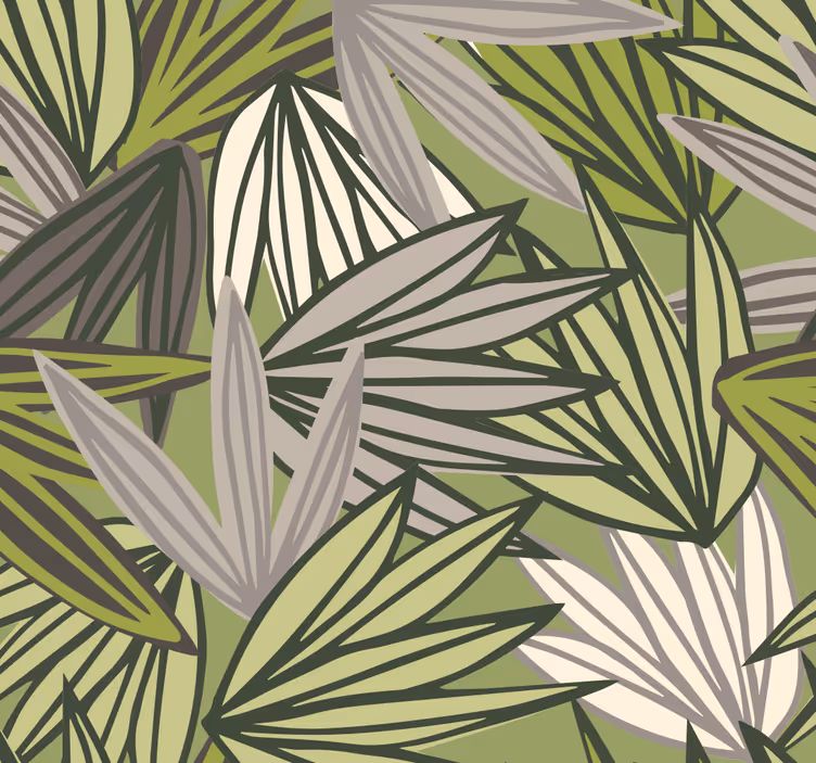 Bathroom roller blind jungle with trees no fruit - TenStickers