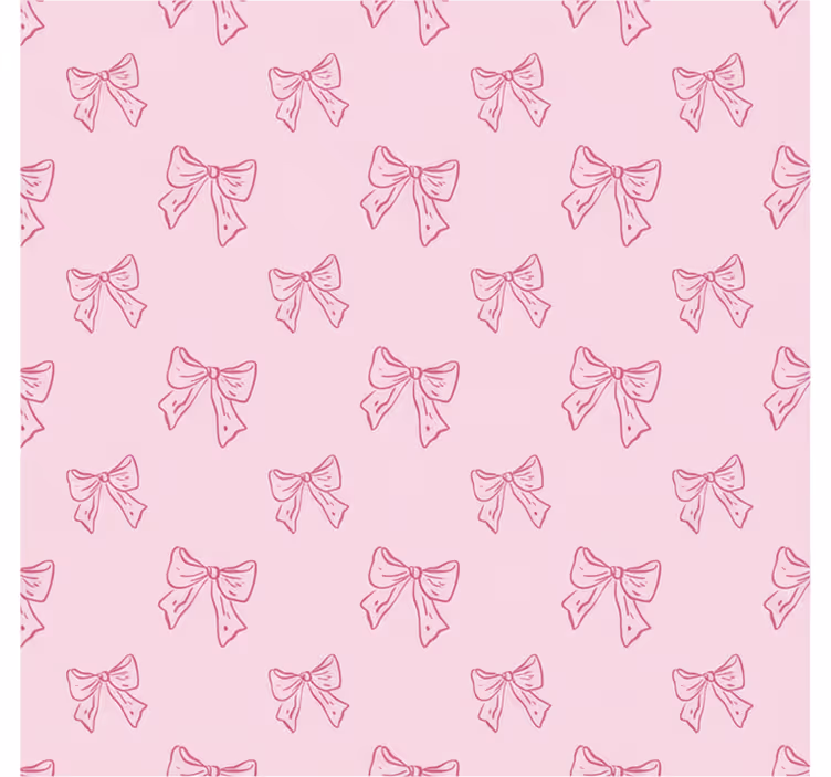 Pink roller blind with pink bows pattern - TenStickers