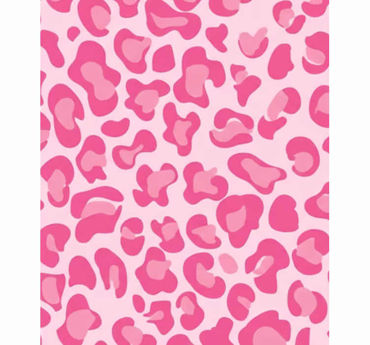 Pink roller blind in pink leopard print - TenStickers