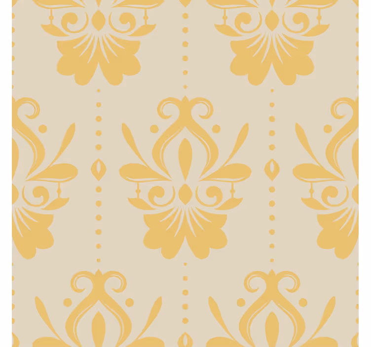 Creamy yellow yellow roller blind - TenStickers