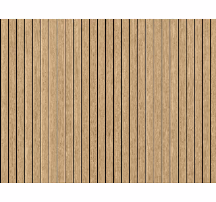 Elegant roller blind with vertical wood slats - TenStickers