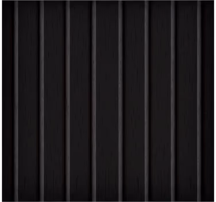Elegant roller blind rustic black panel - TenStickers