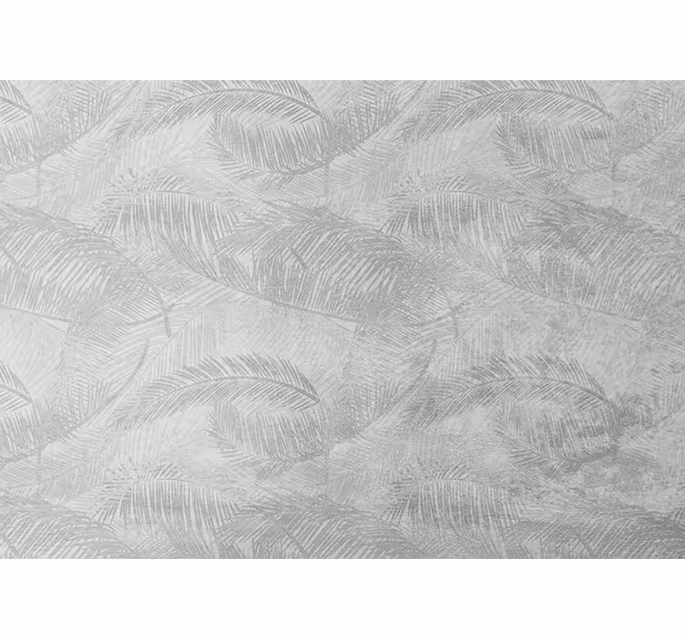 Kitchen roller blind in vintage gray tropical design - TenStickers