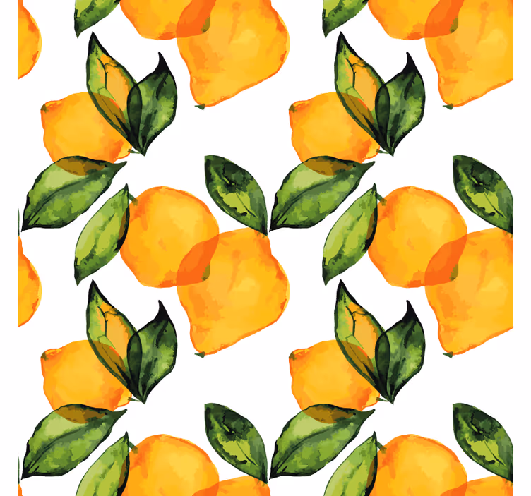 Kitchen roller blind lemon mediterranean design - TenStickers