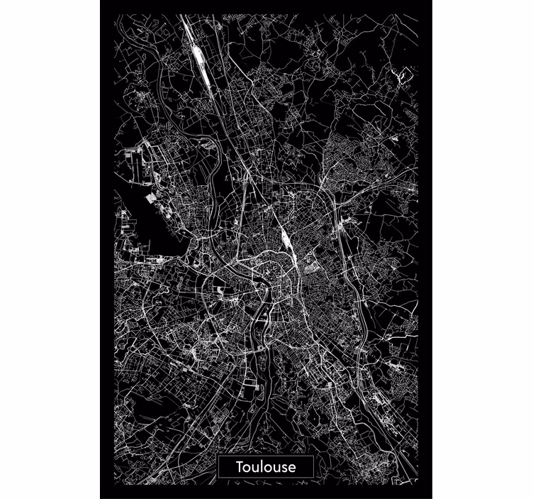Toulouse living room roller blind - TenStickers