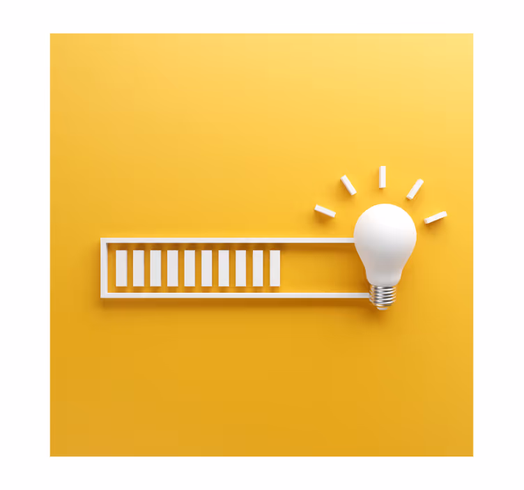 Yellow roller blind brightening your space - TenStickers