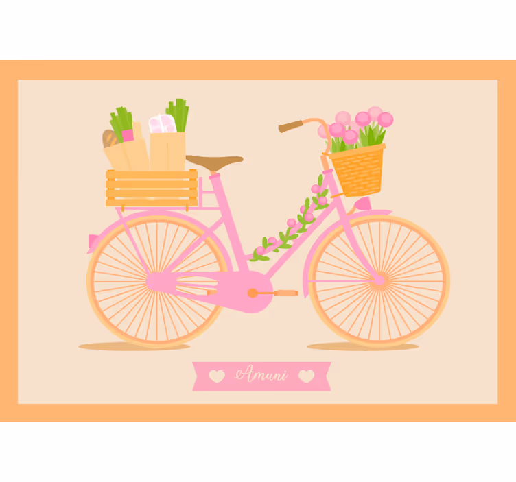 Yellow roller blind andiamo - TenStickers