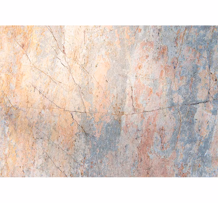 Living room roller blind original blush marble mural - TenStickers