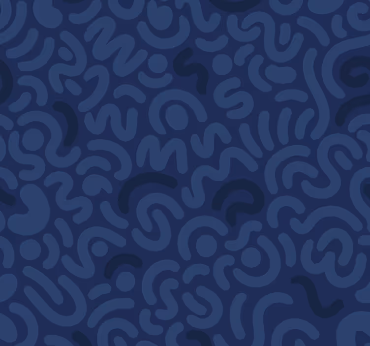 Blue roller blind in abstract navy blue - TenStickers