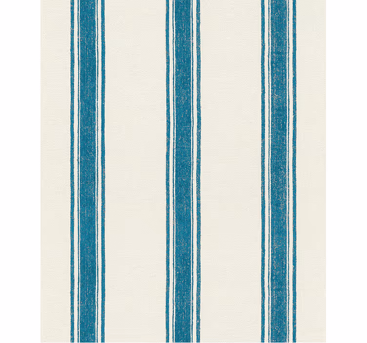Blue roller blind with light blue vertical lines - TenStickers