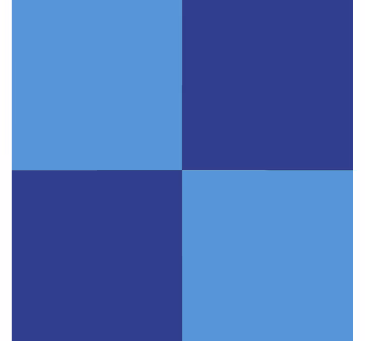 Blue roller blind in dark blue pattern - TenStickers
