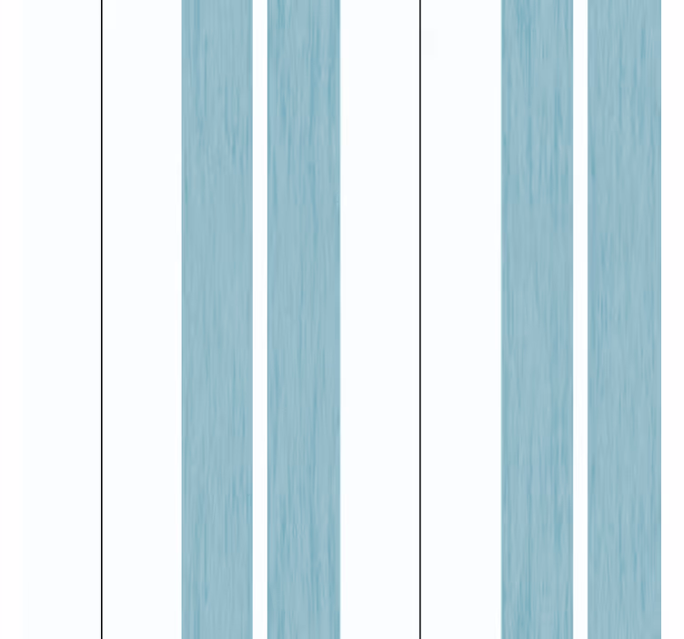 Blue roller blind in turquoise striped shades - TenStickers