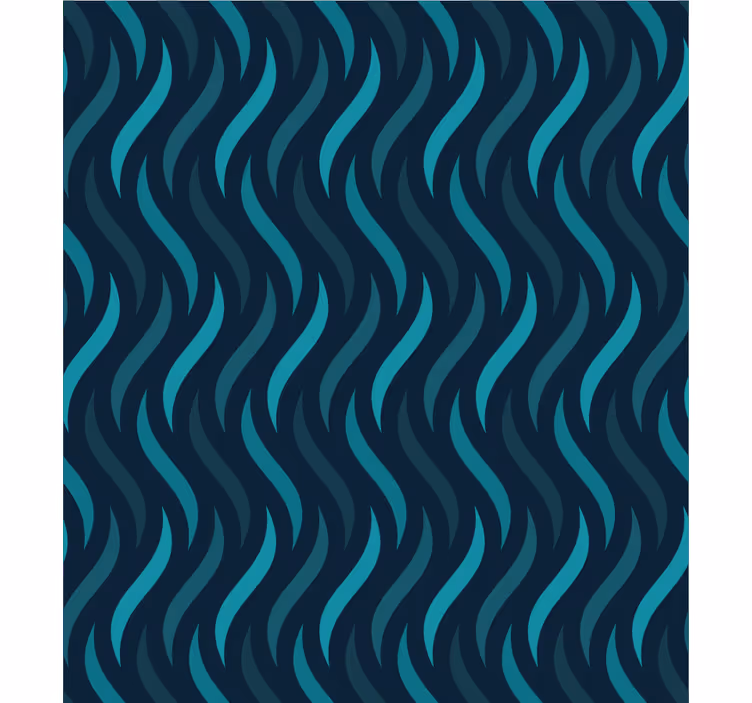 Blue roller blind with wavy texture - TenStickers