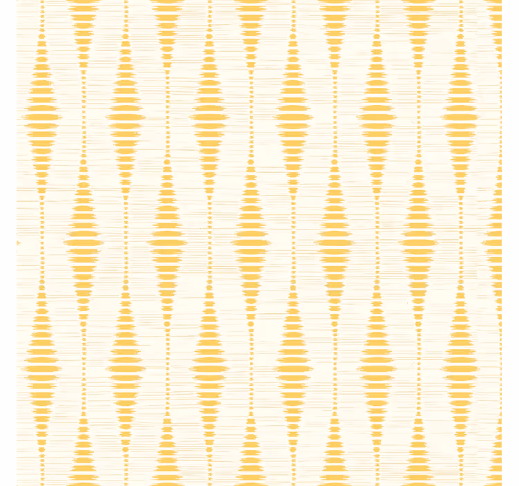 Modern roller blind in yellow rabaul ikat - TenStickers