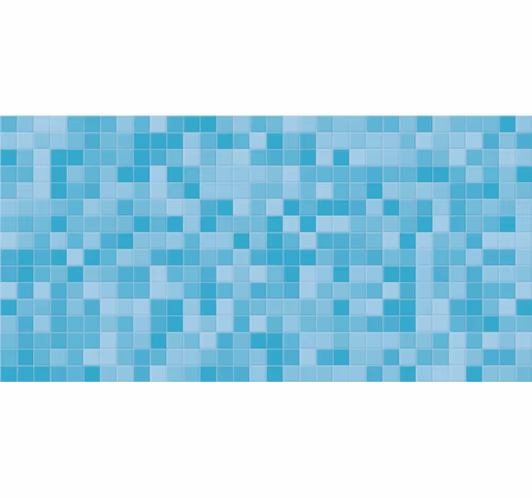 Blue roller blind venetian style - TenStickers
