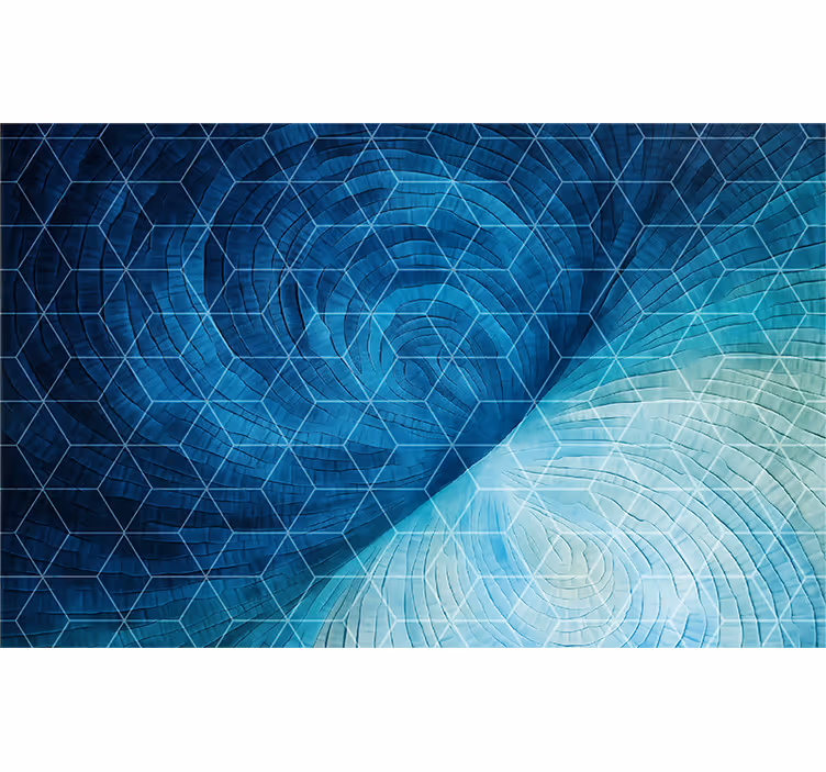 Blue roller blind abstract blue background - TenStickers