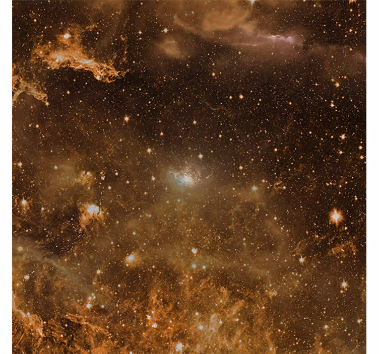 Living room roller blind cosmic cloud mystery - TenStickers