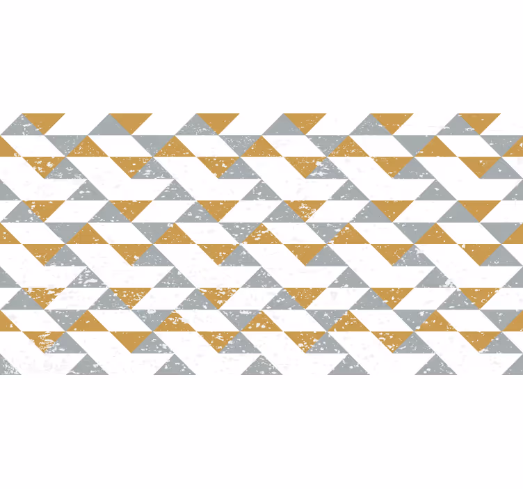 White roller blind with kitchen geometric design - TenStickers