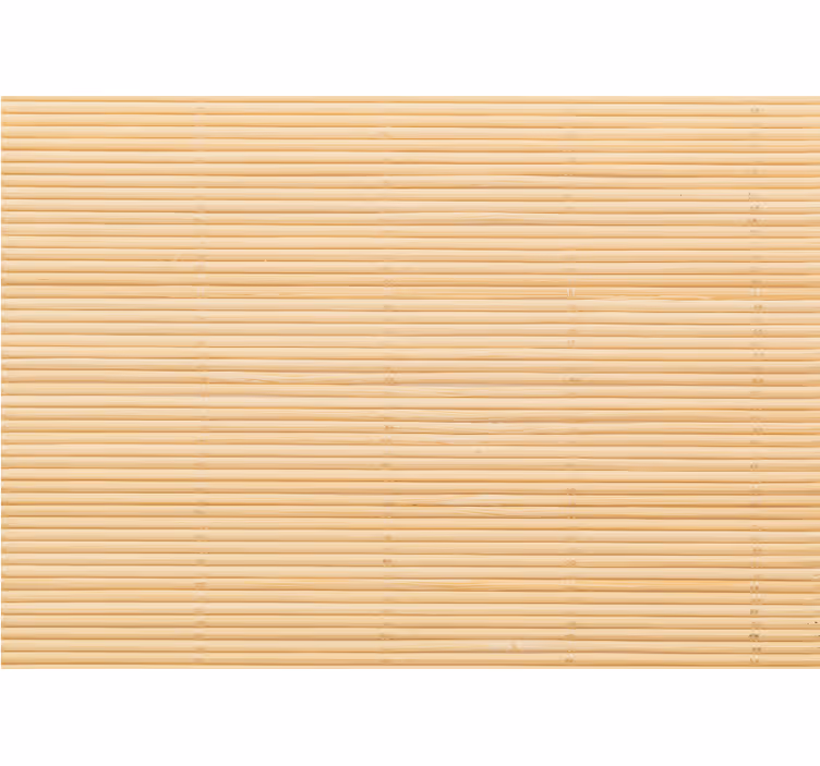 Beige roller blind with bamboo effect design - TenStickers