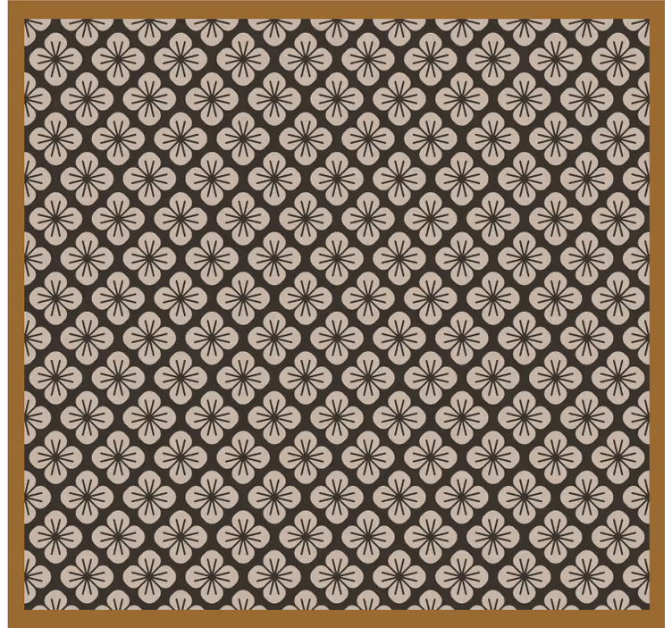 Bedroom roller blind with floor design - TenStickers