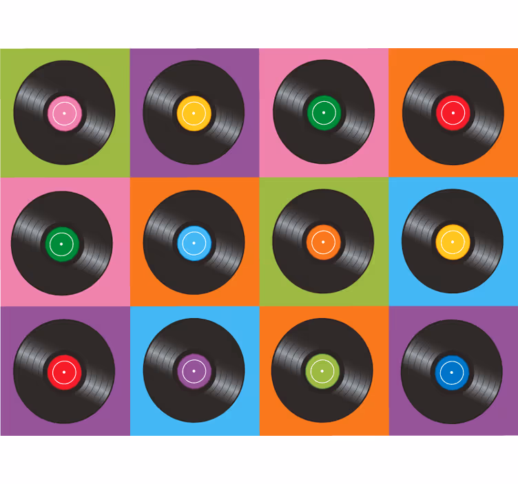 Bedroom roller blind kitchen vinyl plate set - TenStickers