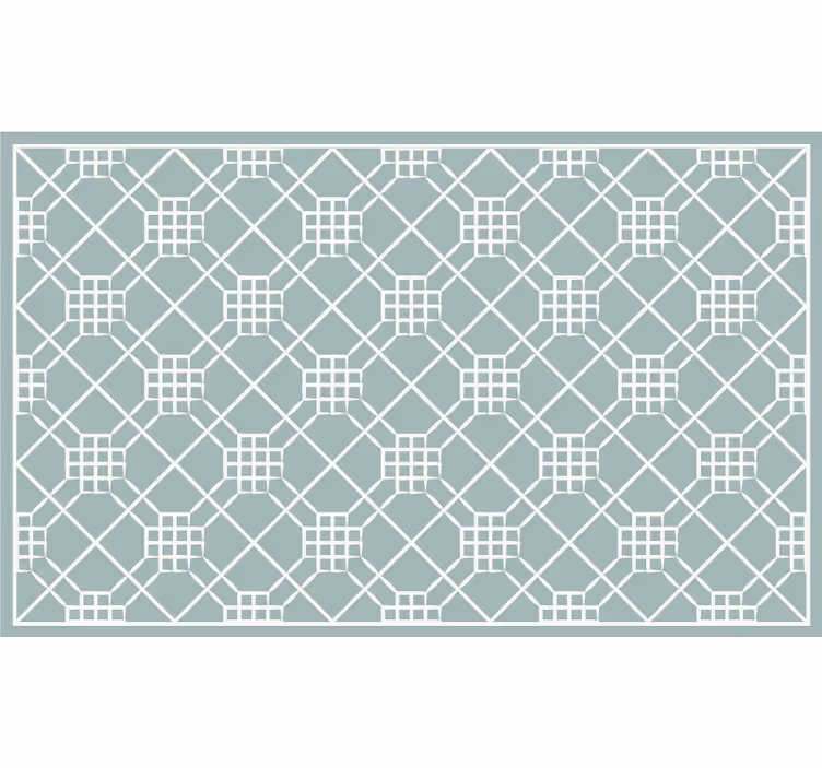 Bedroom roller blind with irregular geometry design - TenStickers
